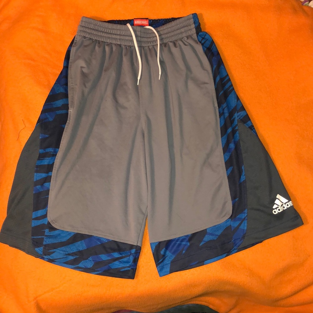 Adidas Basketball Shorts - Grey - Athletic